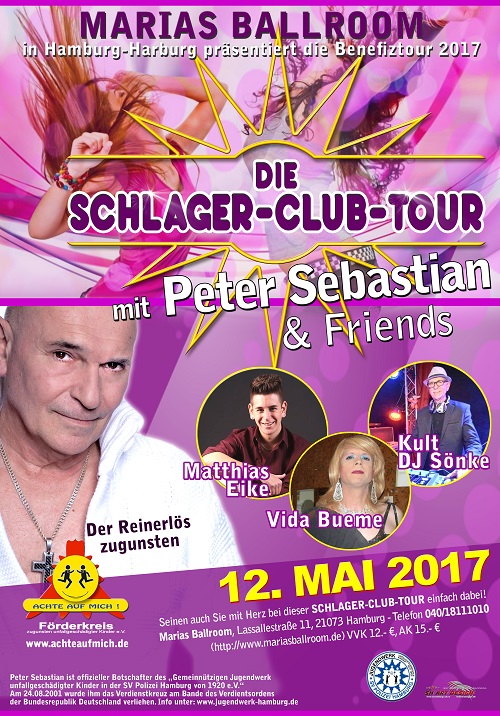 Peter sebastian Schlager Club Tour 2017 500